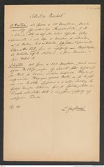 k.k. naturhistorisches Hofmuseum, Intendanzakten 1885-1896 (Hauer), Aktenzahl Z.123.e/1891, Seite 1